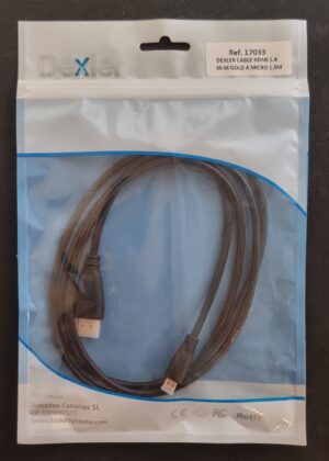 Cable HDMI a MicroHDMI 1,4 M-M 1,8m.