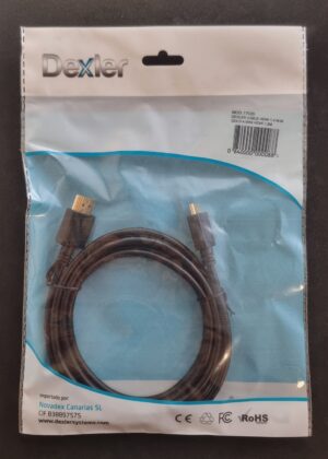 Cable HDMI a MiniHDMI 1,4 M-M 1,8m.