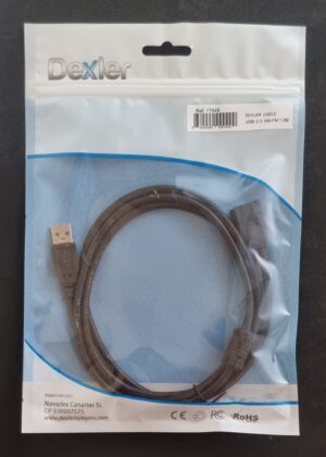 Cable DEXLER EXTENSIÓN USB2.0 AM-FM 1,5m