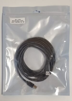Cable IMPRESORA USB2.0 AM-BM 5m.