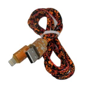 Cable de Diseño USB a Lightning. Transf+Carga (2A)/1m. Varios colores.