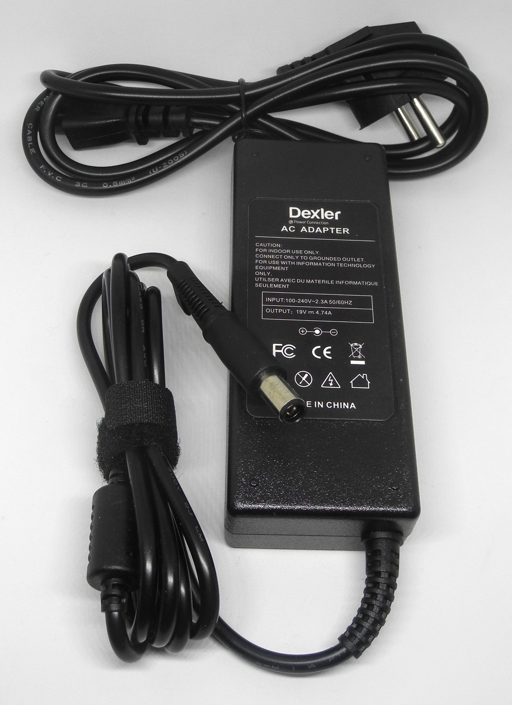 CARGADOR GENERICO HP / COMPAQ 90W 19V-4,74A (7.4*5.0 con pin)