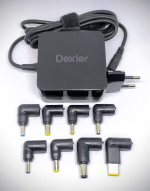 CARGADOR UNIVERSAL AUTOMATICO DE 90W CON 8 CONECTORES