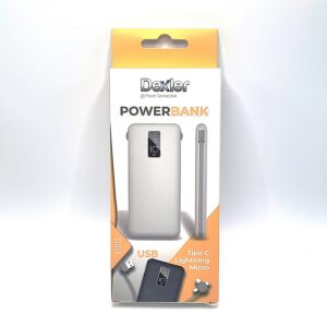 POWER BANK  10.000 mAh. Tipo C/Lightning/Microusb 5V 2,1A