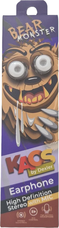 Auriculares KAOS BEAR MONSTER