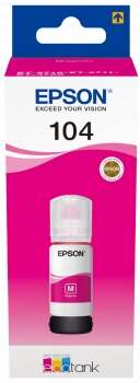 Epson 104 Magenta Botella de Tinta Original - C13T00P340