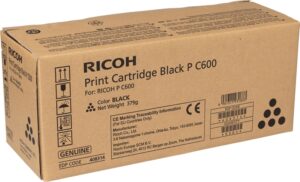 Ricoh PC600 Negro Cartucho de Toner Original - 408314/P C600BK