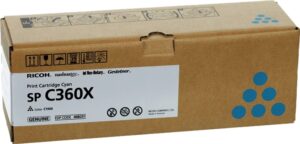 Ricoh Aficio SP-C361 Cyan Cartucho de Toner Original - 408251/SPC360X