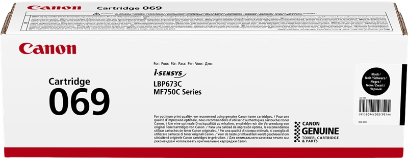 Canon 069 Negro Cartucho de Toner Original - 5094C002