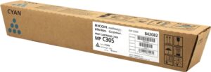 Ricoh Aficio MP-C305/MP-C305SPF Cyan Cartucho de Toner Original - 842082/841595/MPC305E
