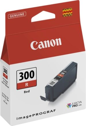 Canon PFI300 Rojo Cartucho de Tinta Original - 4199C001/PFI300R