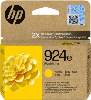 HP 924e XL Amarillo Cartucho de Tinta Original - 4K0U9NE