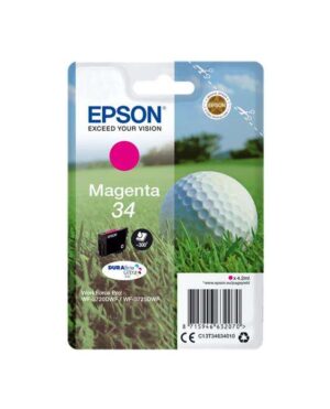 Epson T3463 (34) Magenta Cartucho de Tinta Original - C13T34634010