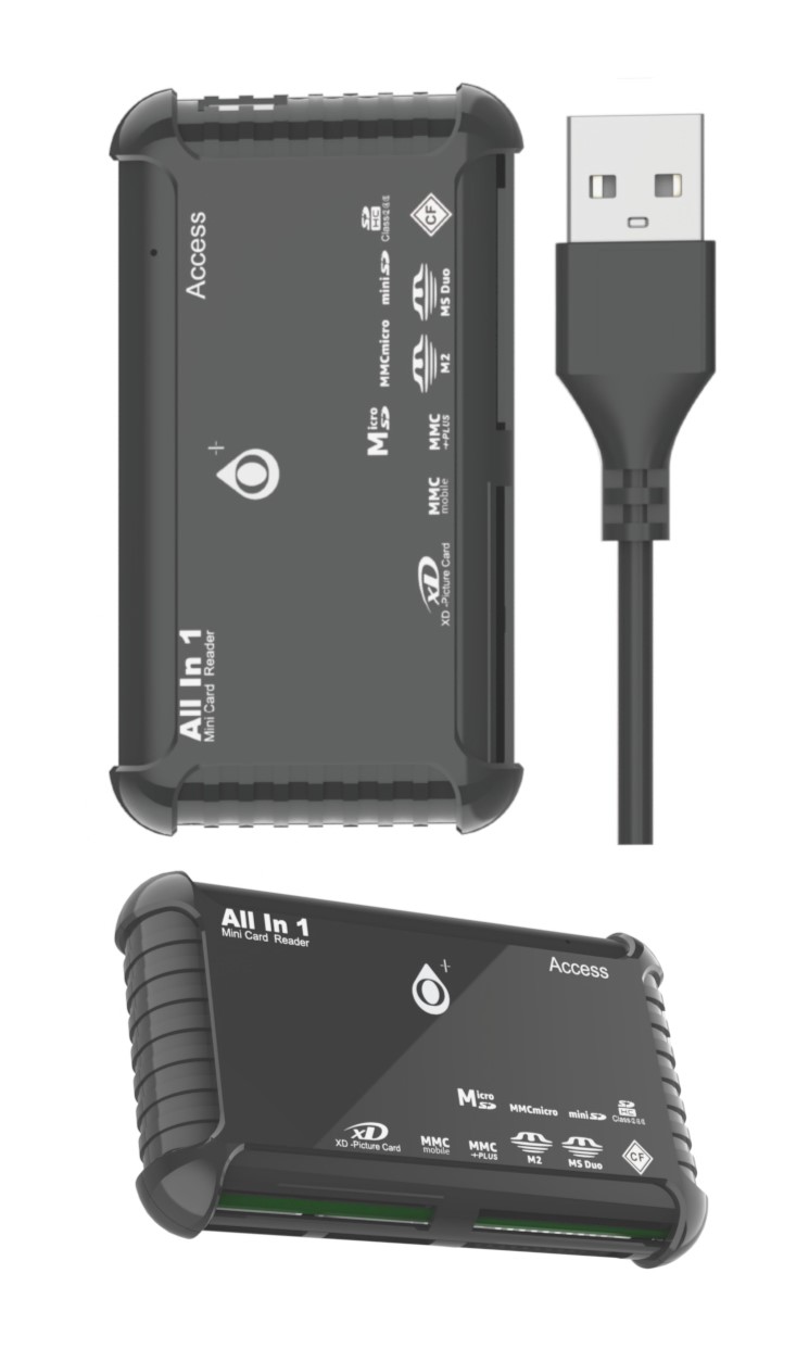 Multi Lector de tarjetas 6 in 1: SD/XD/MS/CF/TF/M2 - Imagen 2