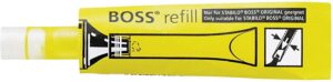 Stabilo Boss 70 Recarga de 3ml para Marcador Fluorescente - Tinta con Base de Agua - Color Amarillo Fluorescente