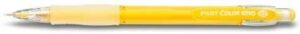 Pilot Portaminas Color Eno H-197 - Trazo 0.7mm - Grip de Goma - Goma de Borrar - Mina Color Amarillo
