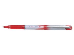 Pilot Boligrafo de Tinta Liquida V Ball Grip 07 - Punta de Bola Conica 0.7mm - Trazo 0.5mm - Grip de Goma - Color Rojo