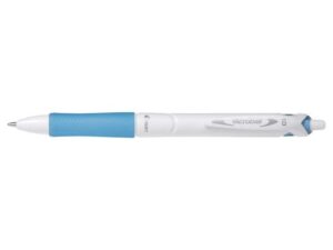 Pilot Boligrafo de Bola Retractil Acroball PureWhite - Recargable - Fabricado con Plastico Reciclado - Punta Redonda 1mm - Trazo 0.28mm - Grip Ergonomico - Color Azul Claro