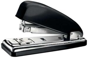 Petrus 226 WOW Grapadora Metalica + Caja de 200 Grapas - Hasta 30 Hojas - Grapado Cerrado, Abierto y Clavado - Color Negro