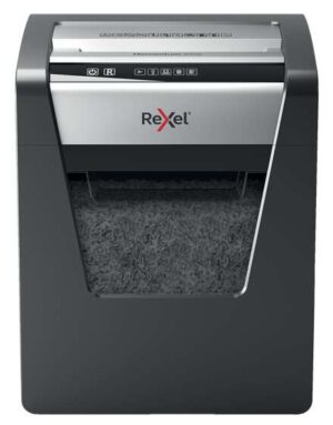 Rexel Momentum X415 Destructora de Papel Manual Corte en Confeti P-4 - Destruye hasta 15 Hojas a la Vez - Capacidad de la Papelera 23L - Color Gris