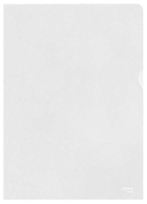 Esselte Caja de 100 Dossiers Uñero Formato A4 - Lamina de PP Piel de Naranja - Grosor 0.11mm