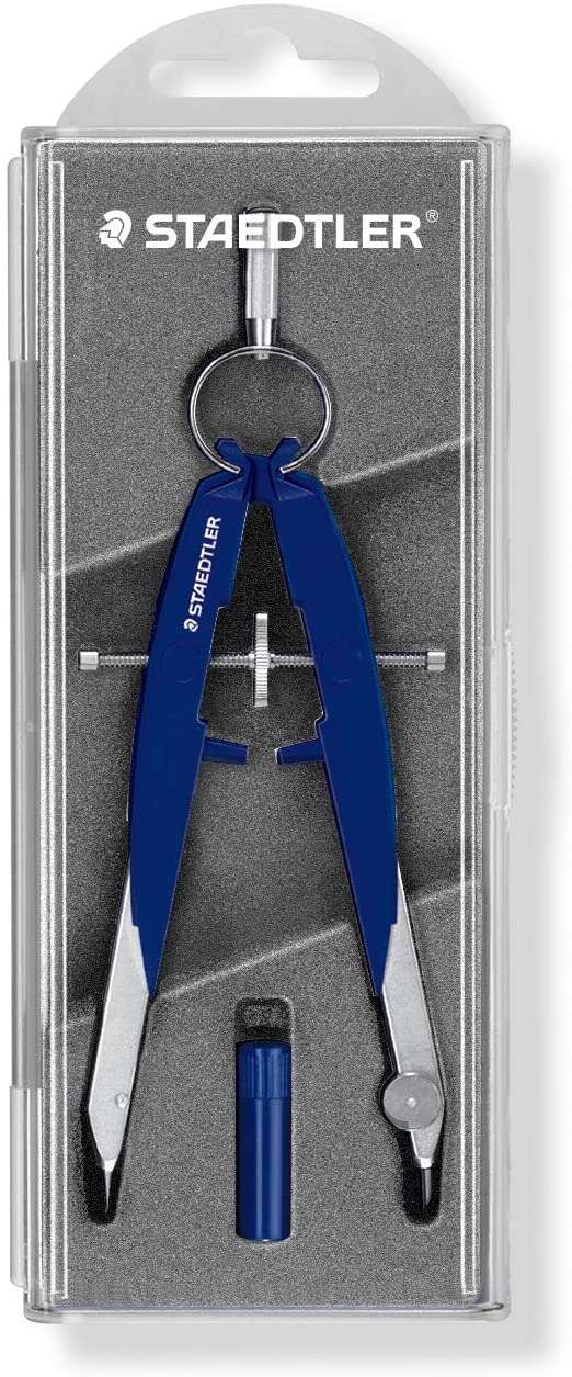 Staedtler Mars 556 00 Compas de Precision - Diametro Maximo 225mm - Husillo Central