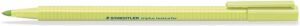 Staedtler Triplus Textsurfer 362 Rotulador Fluorescente - Trazo entre 1 a 4mm aprox. - Tinta Base de Agua - Color Verde Lima
