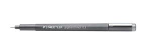 Staedtler Pigment Liner 308 Rotulador Calibrado - Trazo 0.3mm - Secado Rapido - Color Gris