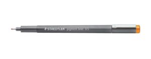 Staedtler Pigment Liner 308 Rotulador Calibrado - Trazo 0.5mm - Secado Rapido - Color Marron Claro
