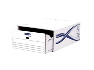 Fellowes Bankers Box Basic Pack de 5 Cajones Archivadores - Carton Reciclado Certificacion FSC