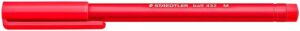 Staedtler Ball 432 Boligrafo Punta de Bola - Punta 0.45mm - Tinta Indeleble - Color Rojo
