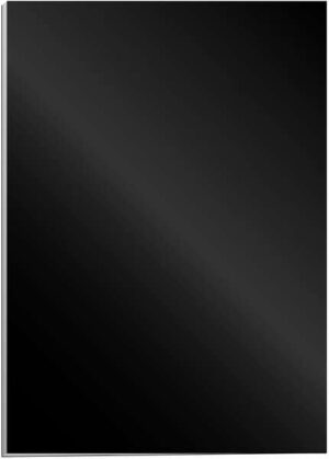 Fellowes Pack de 100 Portadas de Carton Brillo Chromolux A4 - 250 gr - Alta Calidad - Color Negro
