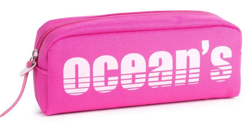 Oceans Wave California Estuche de 1 Cremallera - Tirador Ergonomico - Color Fucsia