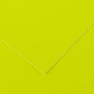 Canson Guarro Pack de 25 Cartulinas Iris de 185g - 50x65cm - Color Amarillo Fluo