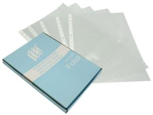 Bismark Caja de 100 Fundas Multitaladro 70 Micras Folio - Polipropileno Rugoso