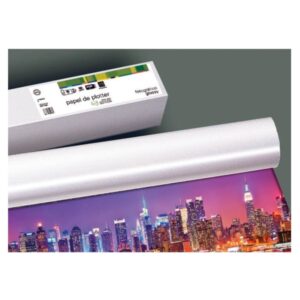 Fabrisa Bobina de Papel Fotografico Glossy para Plotter 180gr - Medidas 610mm x 30m