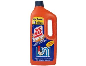 Wc Net Energy Desatascador Liquido de Tuberias 1L - No Daña las Tuberias - Gel Denso - Actua en 15min