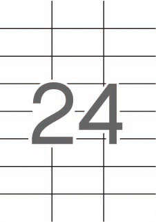 Apli Etiquetas Translucidas Resistentes Intemperie 70.0 x 37.0mm 20 Hojas