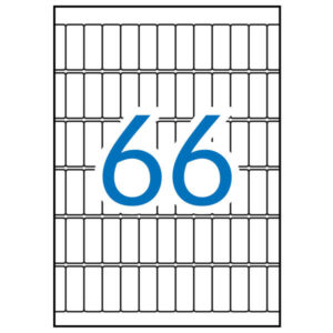 Apli Etiquetas A5 Blancas 12.0 x 30.0mm 15 Hojas