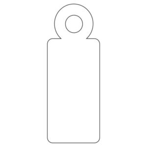 Apli Etiquetas Colgantes Blancas 9 x 24mm 200 U.