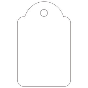 Apli Etiquetas Colgantes Rosas 22 x 35mm 100 U.