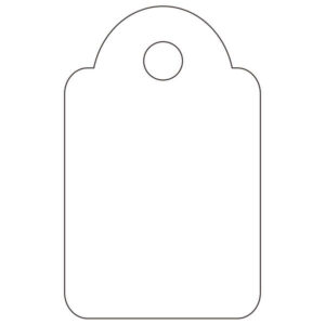 Apli Etiquetas Colgantes Blancas 15 x 24mm 1.000 U.