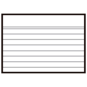 Apli Fichas Rayas Nº1 95x65mm 100U - Ideal para Organizar y Clasificar - Resistente y Duradero - Multicolor