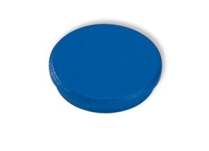 Dahle 95532 Pack de 10 Imanes para Pizarra Blanca - Diametro de 32mm - Color Azul