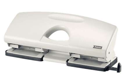 Petrus 405 Taladro Perforador 4 Orificios - Hasta 25 Hojas - Alineacion Facil - Facil Vaciado - Formato A4 - Punzones 5.5mm