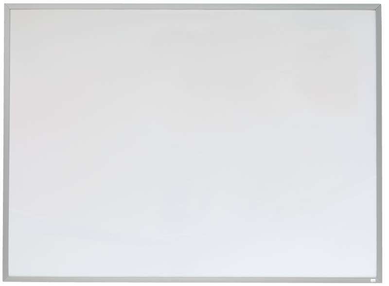 Nobo Pizarra Blanca Magnetica Pequeña con Marco de Aluminio 585x430mm - Borrado en Seco - Almohadillas Adhesivas - Ideal para Oficinas y Espacios Familiares - Incluye Rotuladores, Imanes y Borrador Compacto en Color Surtido - Color Blanco