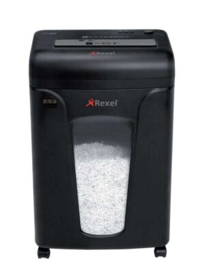 Rexel Mercury Destructora Microcorte - Antiatasco - Hasta 8 Hojas - Destruye Grapas, Clips y Cds - Capacidad Papelera 21L, 220 Hojas A4
