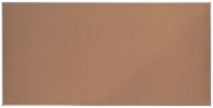 Nobo Tablero Anuncios Corcho Essence 2400x1200mm - Montaje Esquinas - Superficie Corcho - Marco Aluminio Anodizado - Color Natural