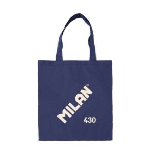 Milan Coleccion 430 Tote Bag Bolsa de Tela - Tamaño 50x38x41cm - Asa Larga 27cm - Tejido 'ripstop' - Color Azul Oscuro