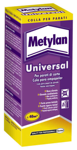 Metylan Universal Cola Universal para Papeles Pintados 125gr - Adhesivo de Alta Resistencia - Facil de Aplicar
